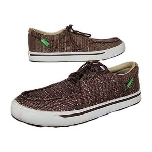 Twisted X Hooey Colaboration Lopers Serape Coffee‎ Shoes Men's 9 Recycled